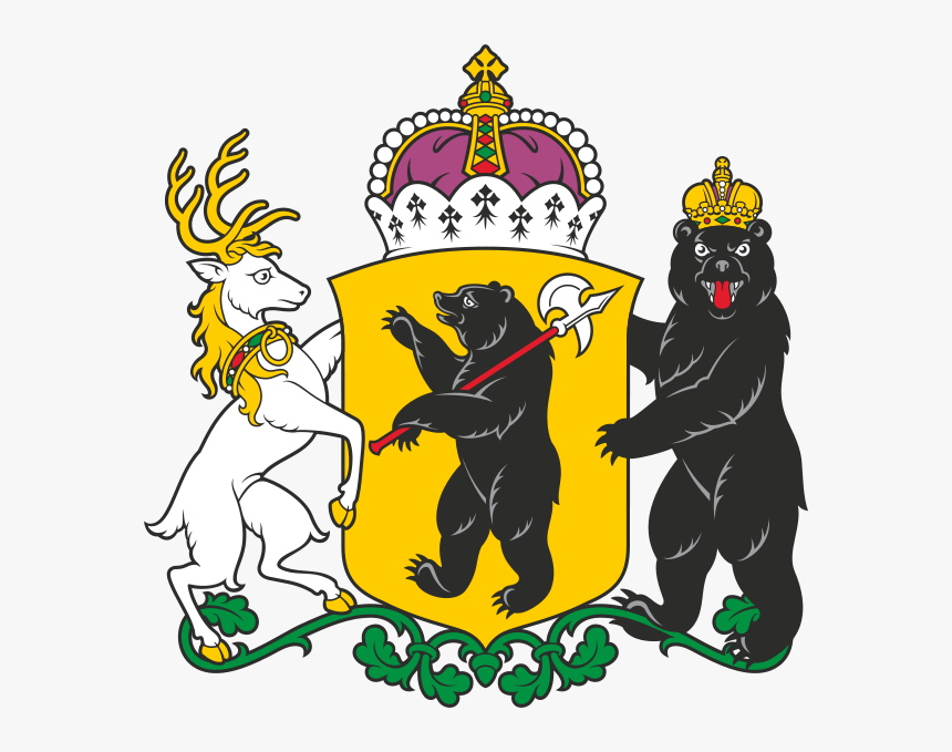 Yaroslavl Oblast Coat Of Arms, HD Png Download, Free Download