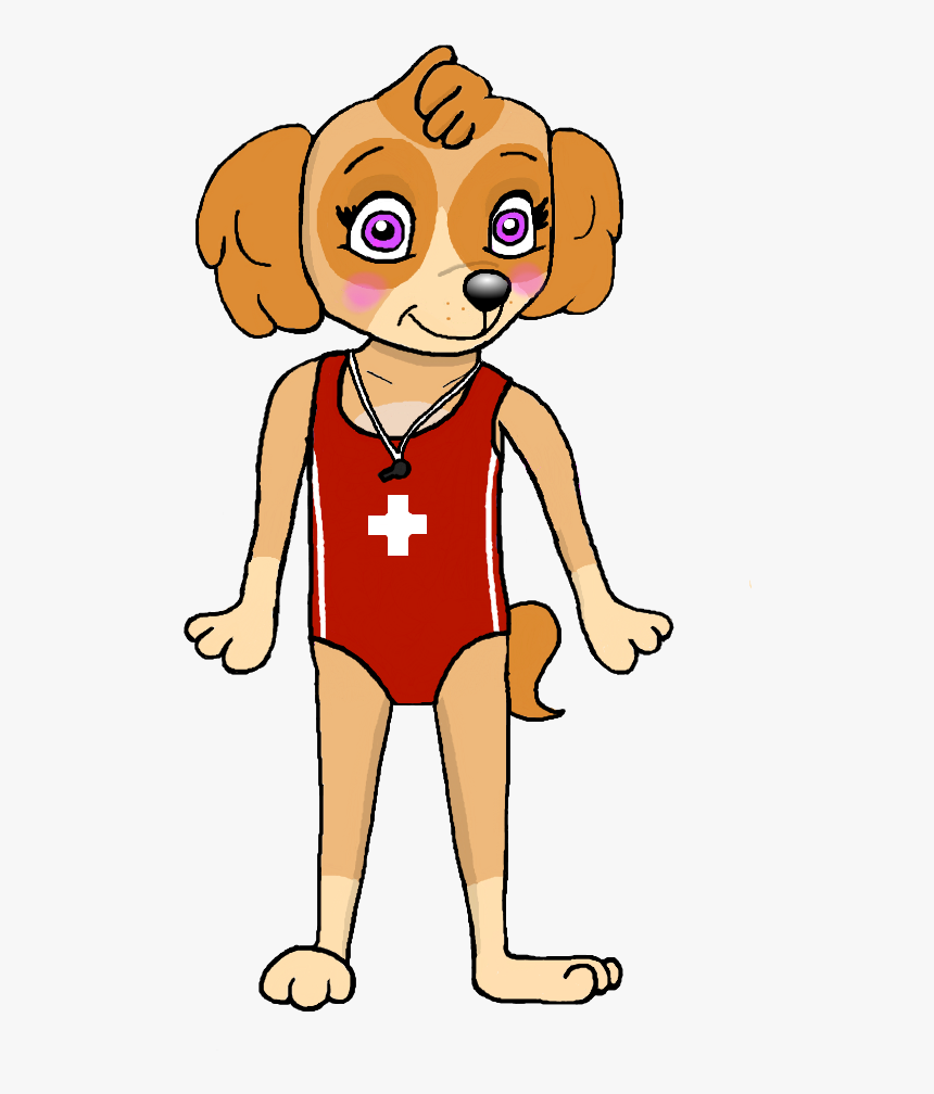 Skye The Lifeguard - Cartoon, HD Png Download, Free Download