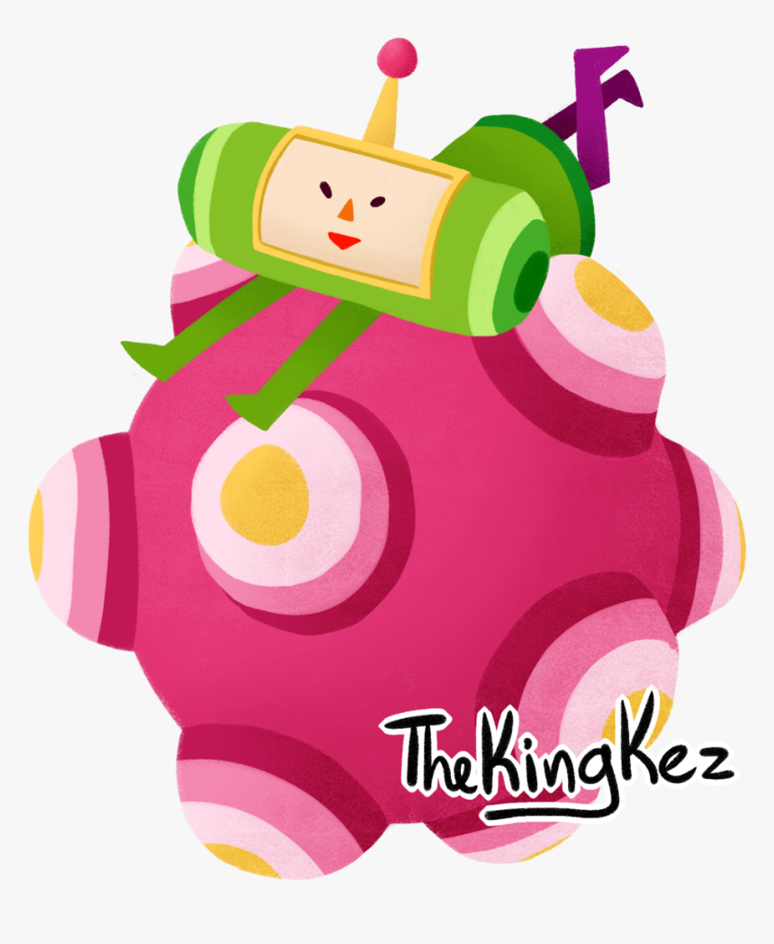 Katamari Roll Sticker - Cartoon, HD Png Download, Free Download