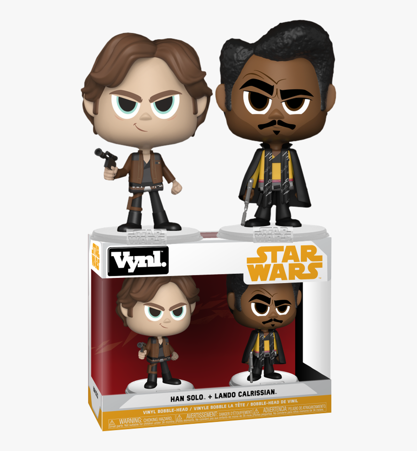 Han Solo & Lando Calrissian Vynl - Star Wars Vinyl Funko, HD Png Download, Free Download