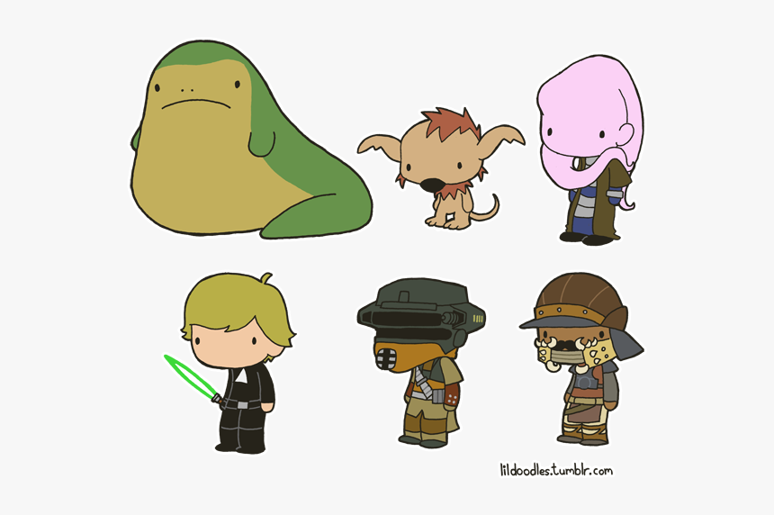 Star Wars Jabba Cute, HD Png Download, Free Download