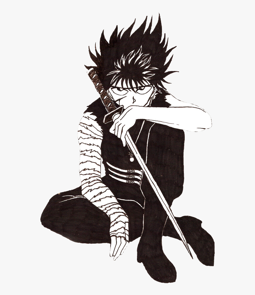 #hiei #freetoedit - Yu Yu Hakusho Hiei Manga, HD Png Download, Free Download