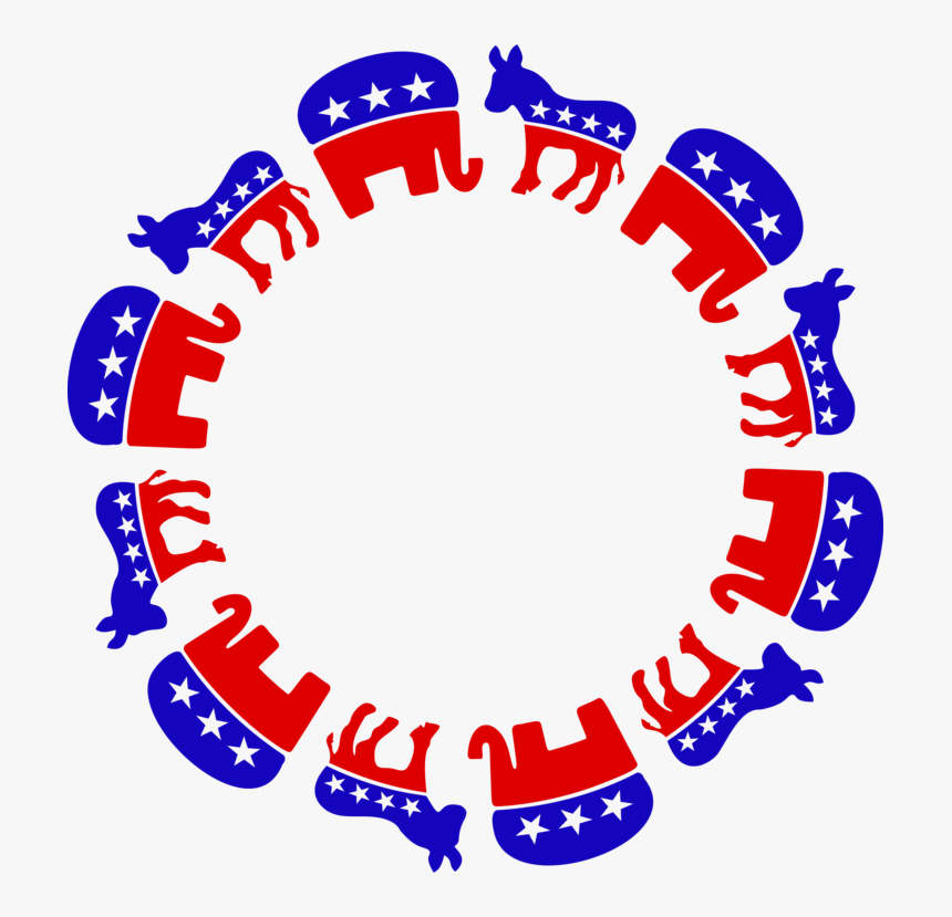 Circle,politics,desktop Wallpaper - Us Elections Frame, HD Png Download, Free Download