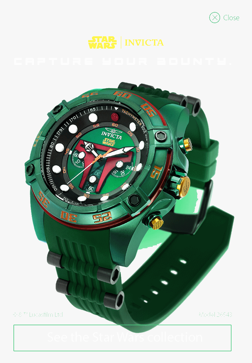 Star Wars Invicta Watch, HD Png Download, Free Download