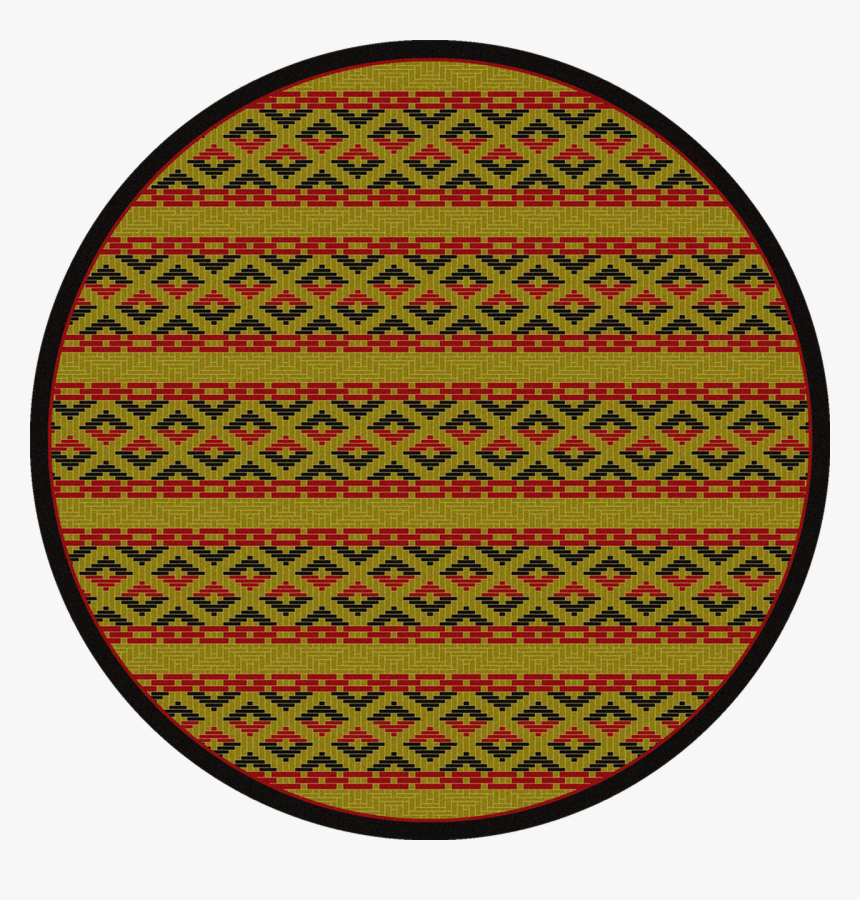 Basket Weave/dark Chocolate Round Rug By American Dakota - Carpet, HD Png Download, Free Download