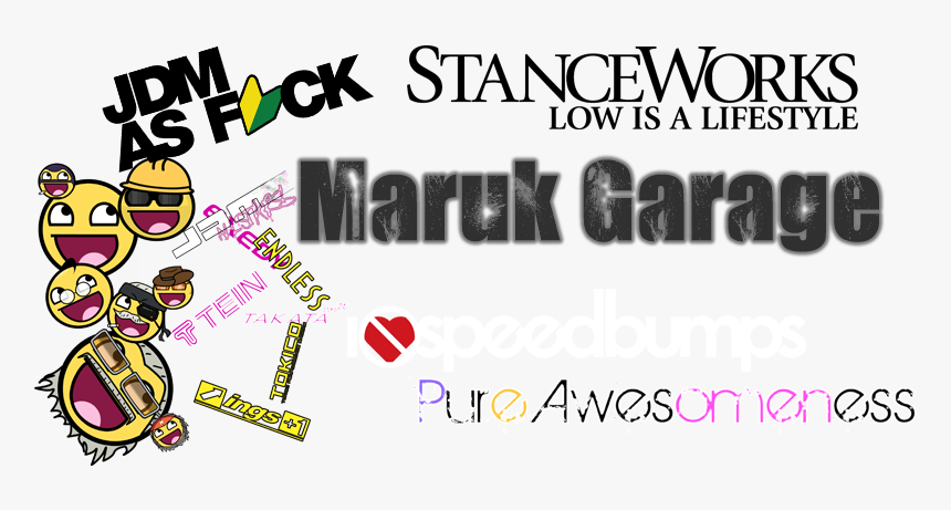 Maruk Garage" - Jdm As F Ck, HD Png Download, Free Download