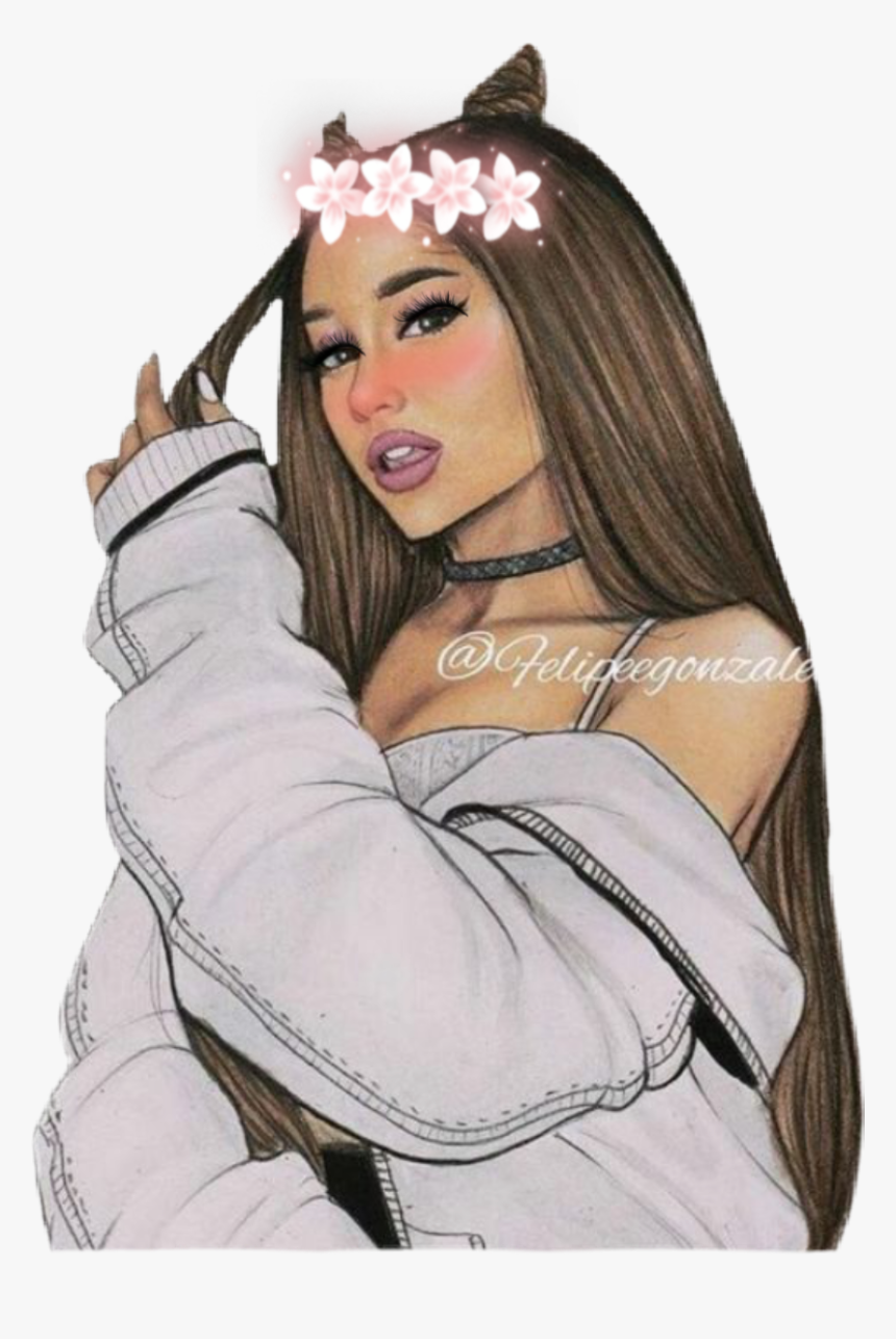 Cute Ariana Grande Drawings, HD Png Download, Free Download