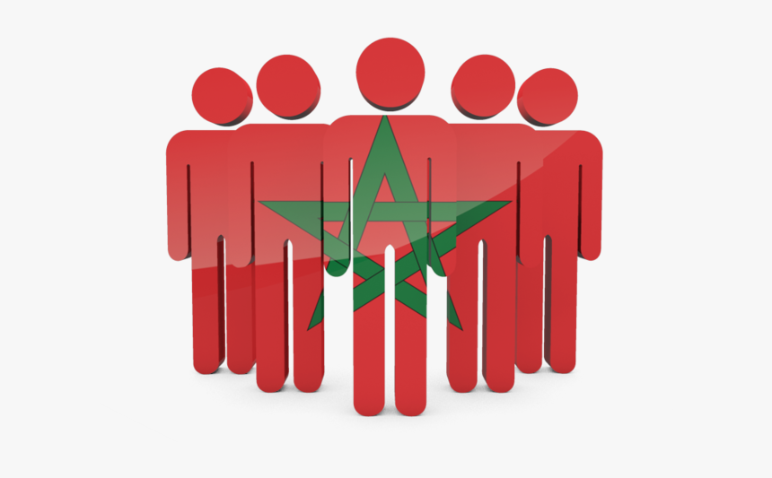 Download Flag Icon Of Morocco At Png Format - People With Australian Flag, Transparent Png, Free Download