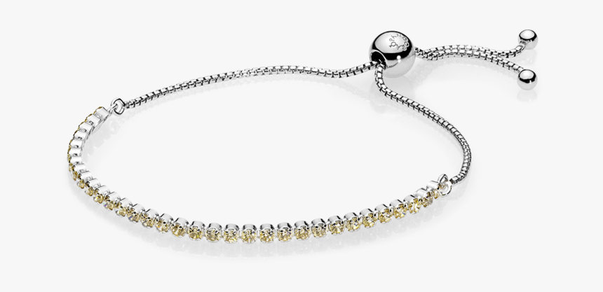 Pandora Golden Sparkling Strand Bracelet, HD Png Download, Free Download