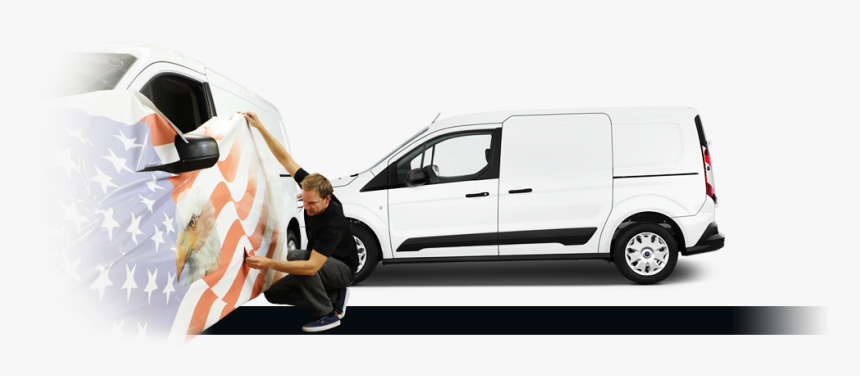 Dg Vehicle Wrap Install - Gocar Van, HD Png Download, Free Download