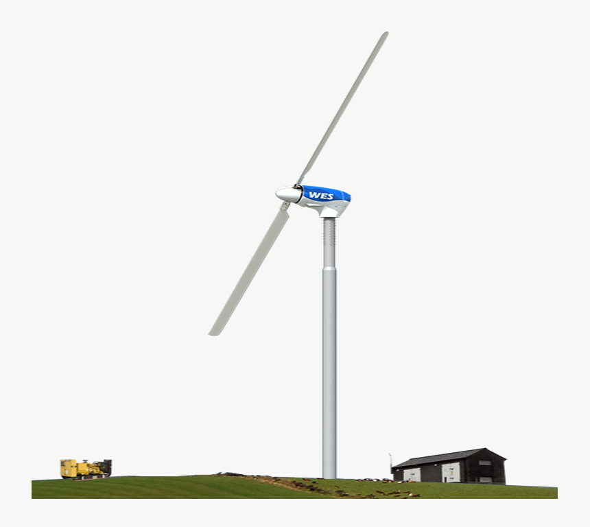 Wes Windturbine Technology Small - Wind Turbine, HD Png Download, Free Download