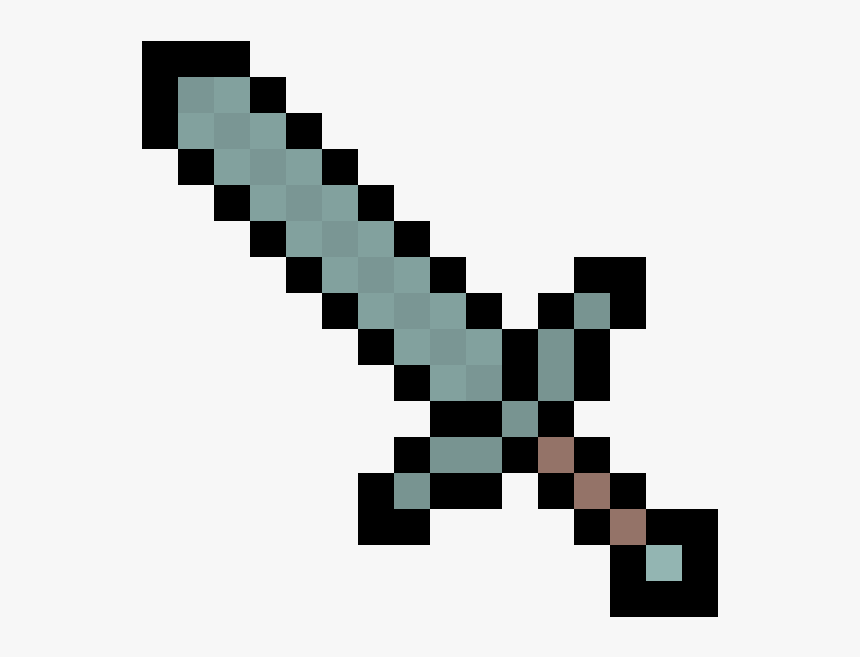 Diamond Sword Png -diamond Sword - Terraria Diamond Sword, Transparent Png, Free Download