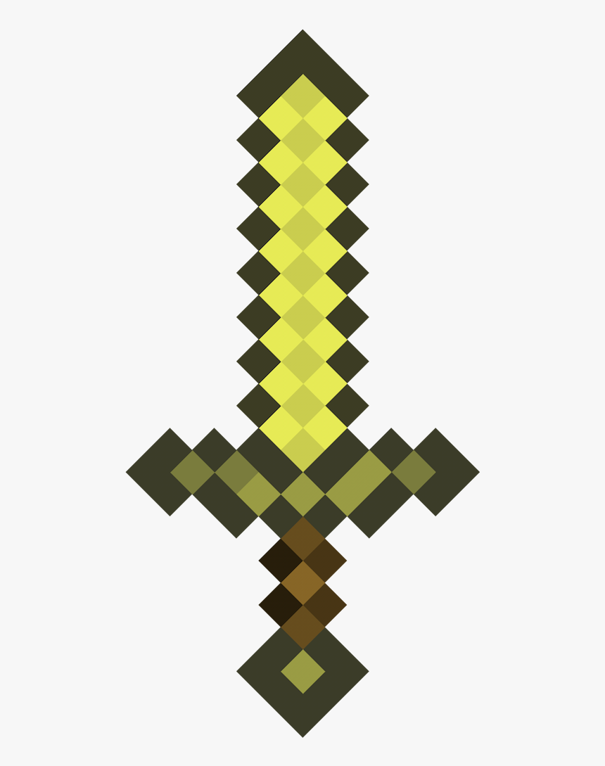Diamond Sword Minecraft Drawing, HD Png Download, Free Download