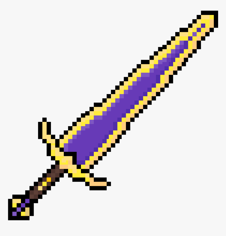 Sword Pixel Art, HD Png Download, Free Download