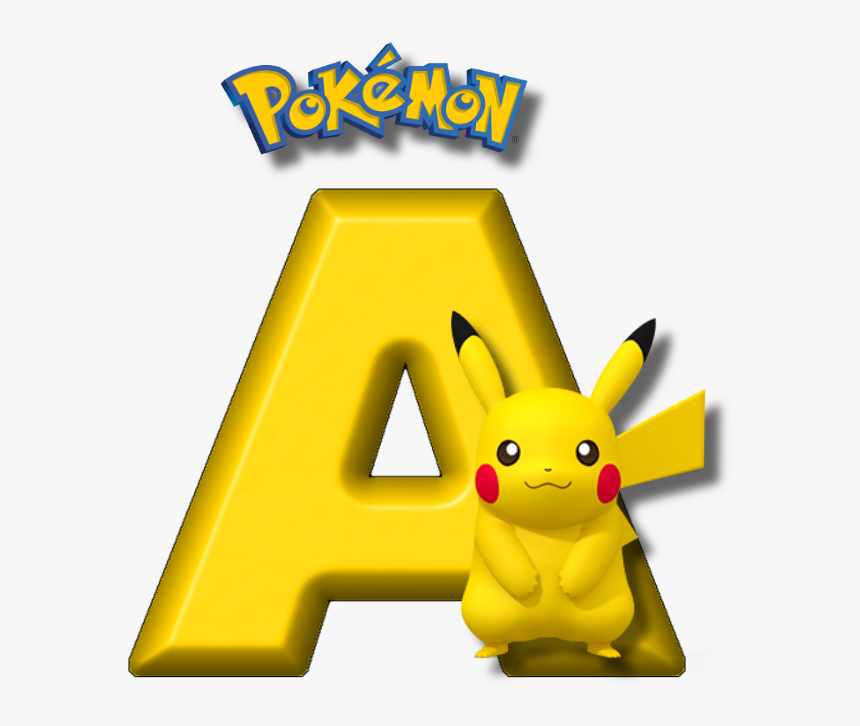 Abecedario De Pikachu De Pokémon - Abecedario De Pikachu, HD Png Download, Free Download