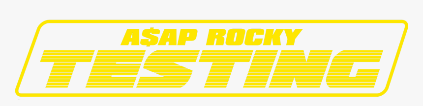 Asap Rocky Testing Logo Png, Transparent Png, Free Download