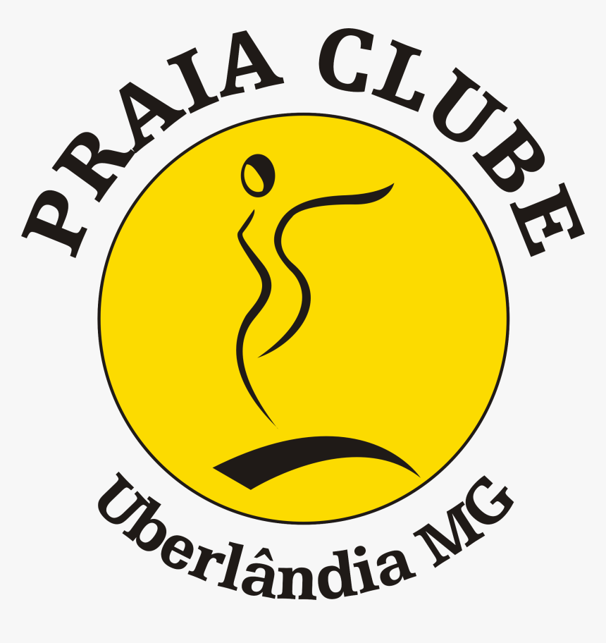 Logo Do Praia Com Contorno Preto - Praia Clube, HD Png Download, Free Download
