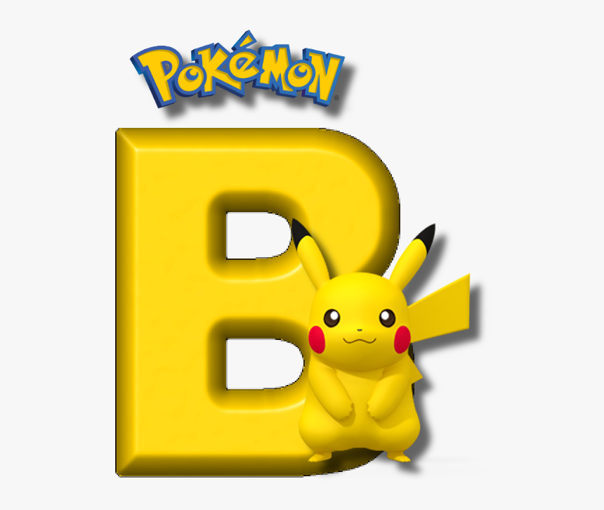 Abecedario De Pikachu De Pokémon - Abecedario De Pikachu, HD Png Download, Free Download