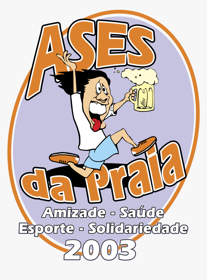 Ases Da Praia Logo Png Transparent - Cartoon, Png Download, Free Download