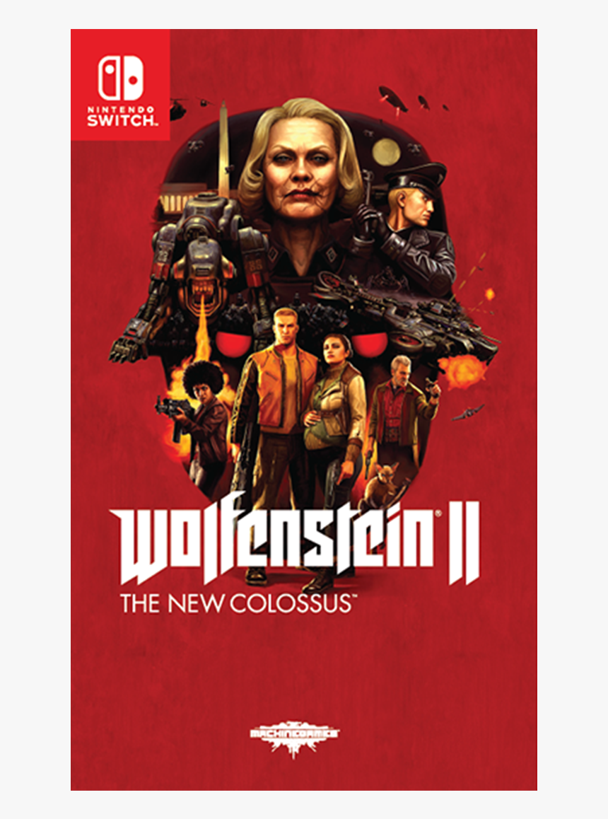 Wolfenstein 2 New Colossus Switch, HD Png Download, Free Download