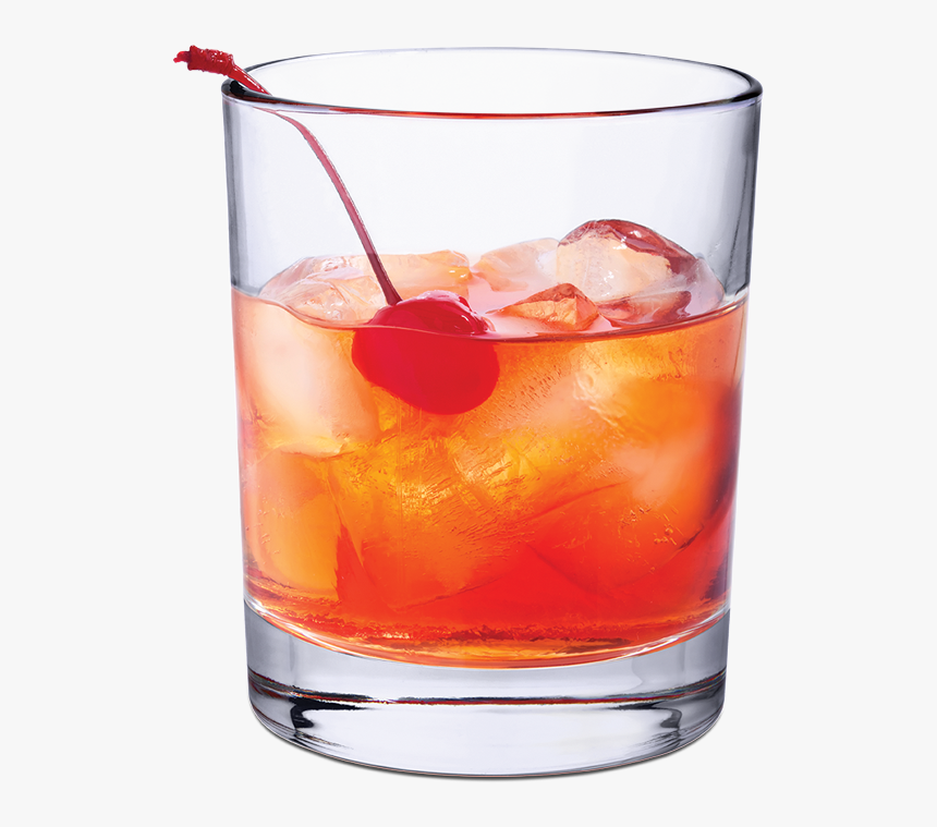 Manhattan Cocktail In Rocks Glass, HD Png Download, Free Download