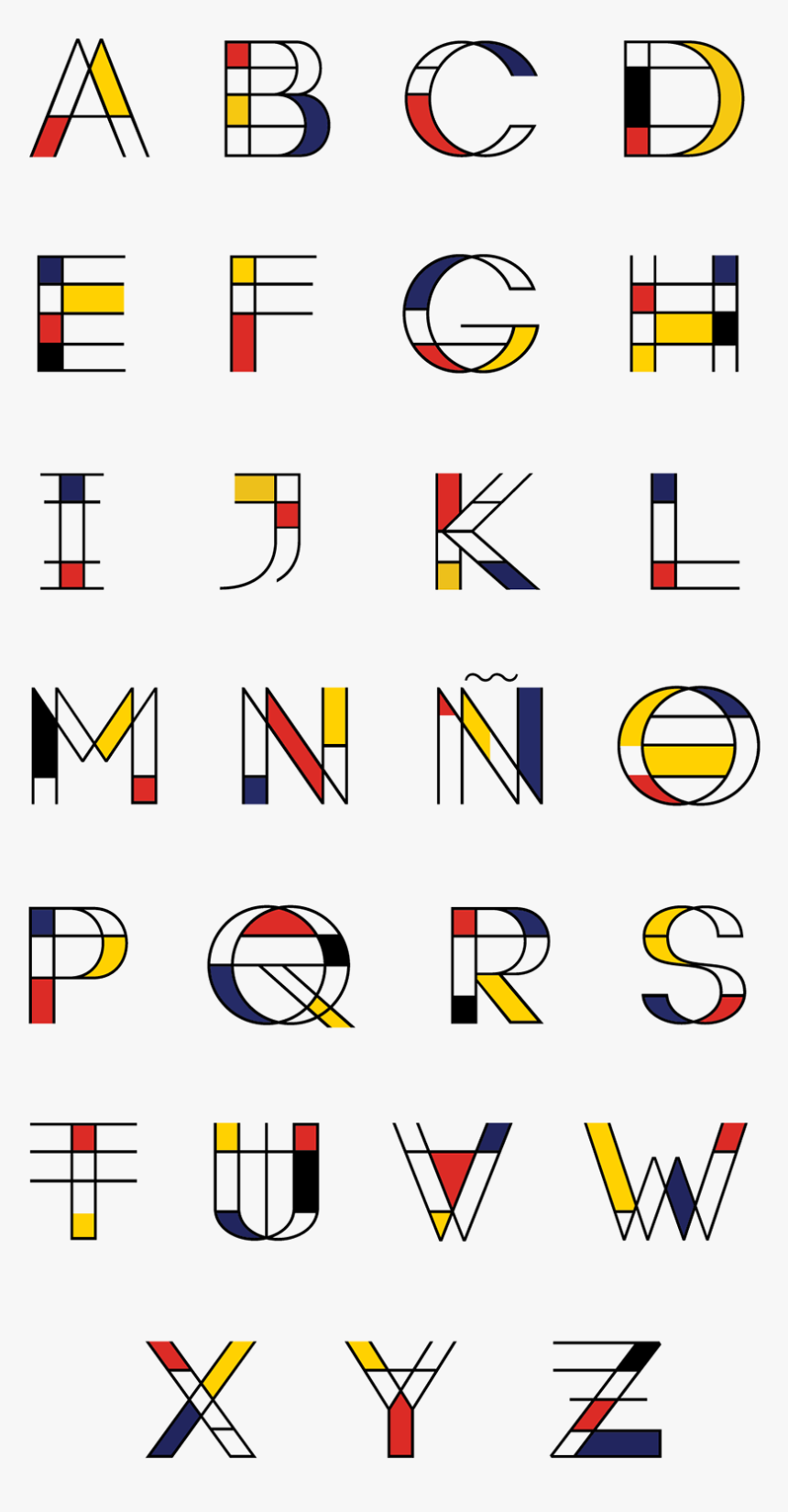 Mondrian Font, HD Png Download, Free Download