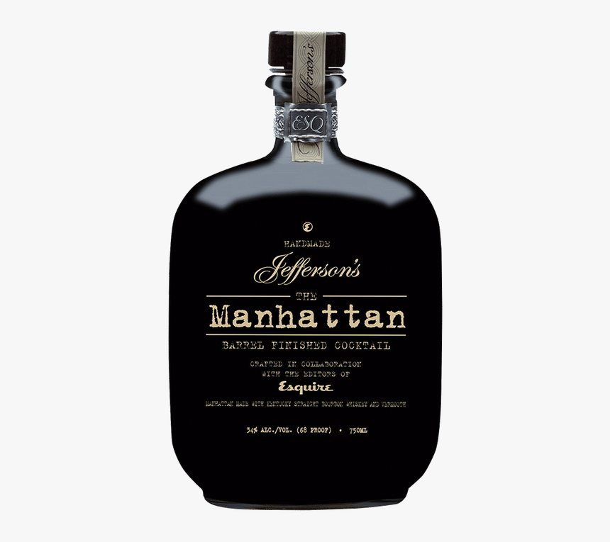 Jeffersons The Manhattan Barrel Finished Cocktail 750ml - Jefferson's Manhattan, HD Png Download, Free Download