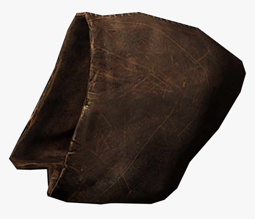 Skyrim Leather Code V - Leather Armor Hood Skyrim, HD Png Download, Free Download