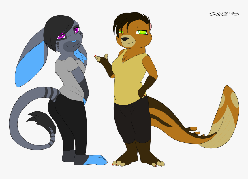 Our Sonas In Zootopia Style - Cartoon, HD Png Download, Free Download