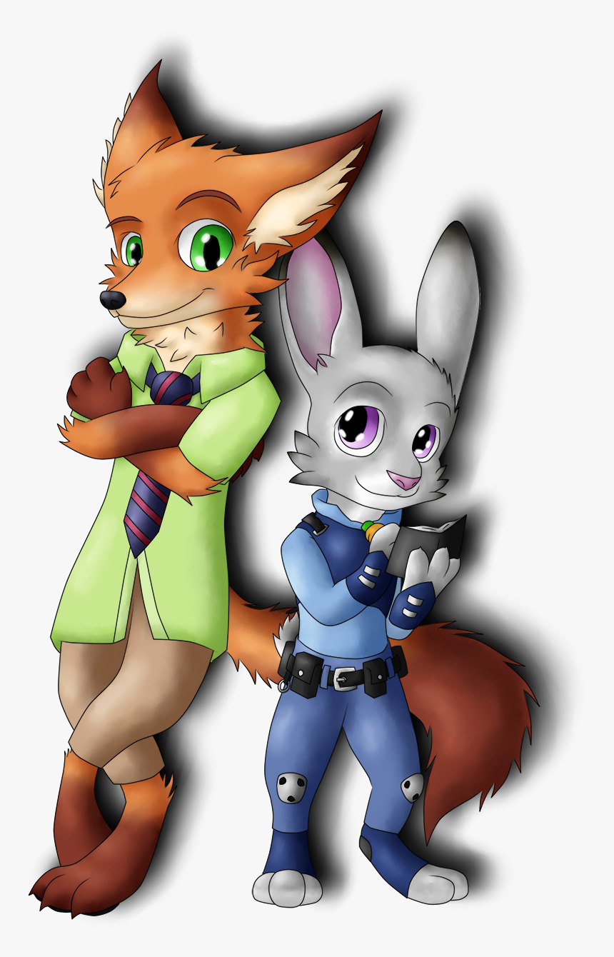 [fanart - Zootopia] Together - Cartoon, HD Png Download, Free Download