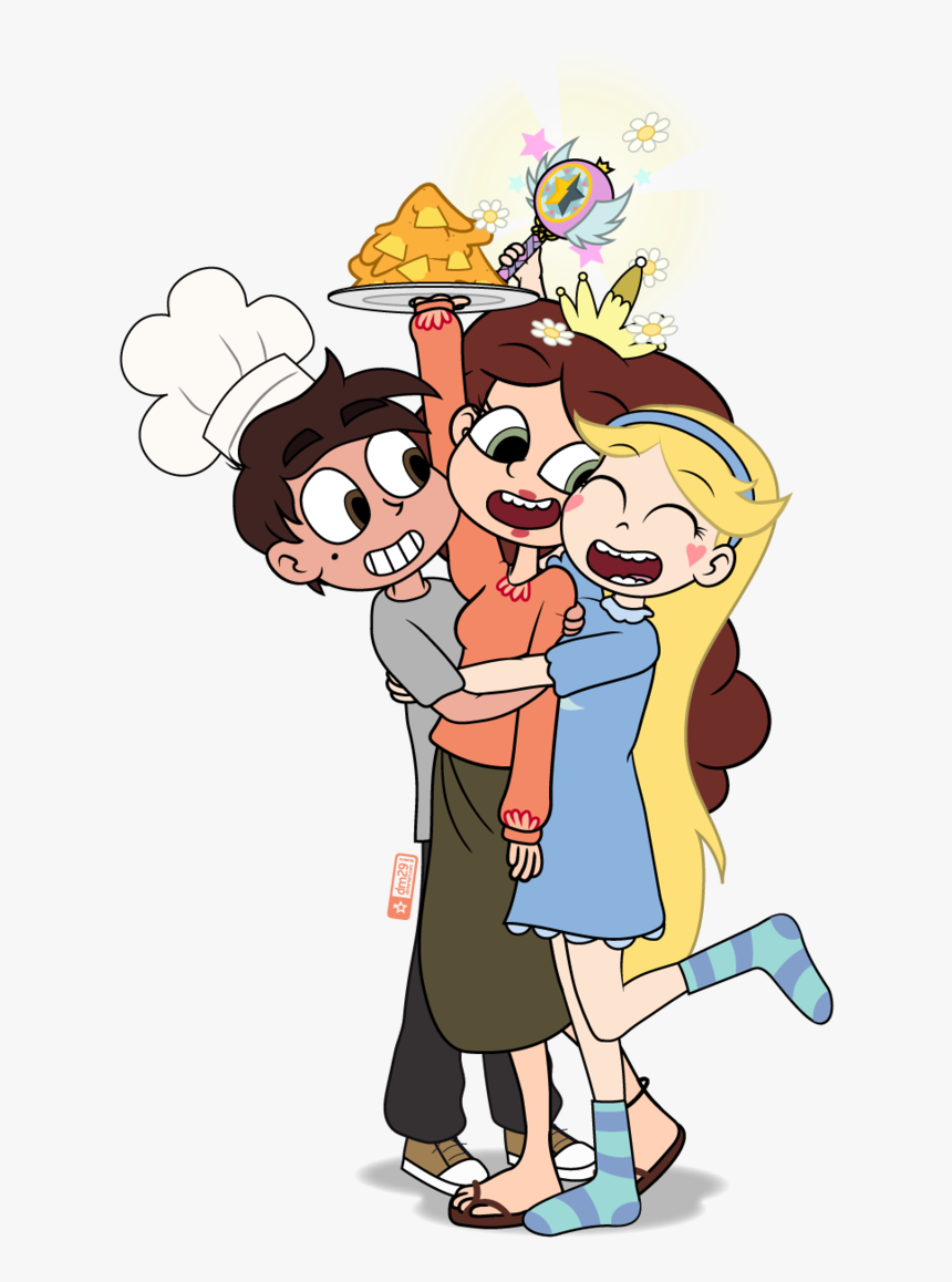 Hugging Clipart Character Disney - Star Vs The Forces Of Evil Star Socks, HD Png Download, Free Download