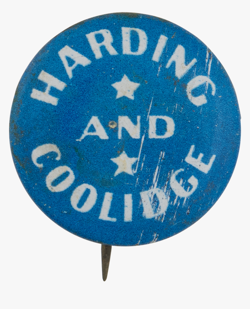 Harding And Coolidge With Stars Political Button Museum - Circle, HD Png Download, Free Download