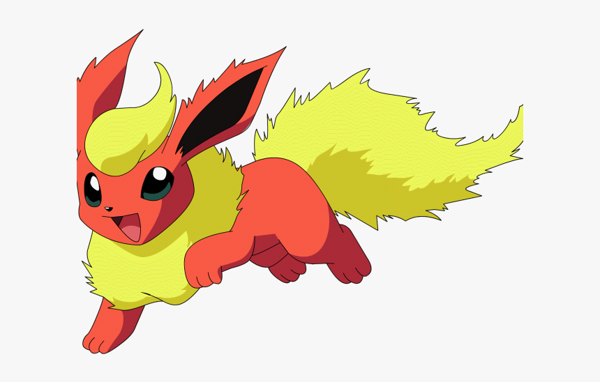 Pokemon Png Transparent Images - Pokemon Eevee Flareon, Png Download, Free Download