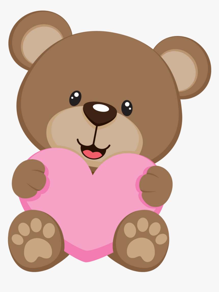 Ursinho Marrom E Rosa, HD Png Download, Free Download