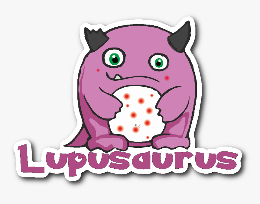 Lupus Monster Sticker - Cartoon, HD Png Download, Free Download