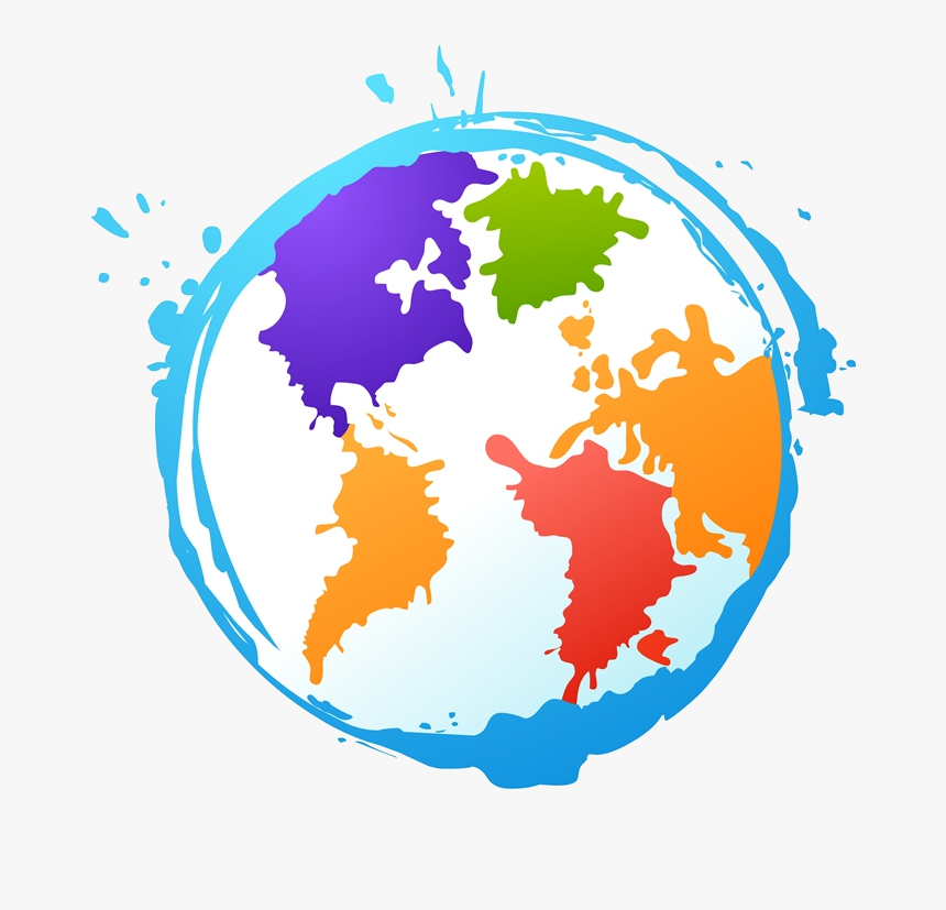 Colorful Globe Png, Transparent Png, Free Download