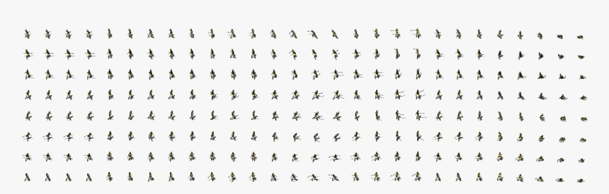 Skeleton Mage High - Skeleton Top Down Sprite, HD Png Download, Free Download