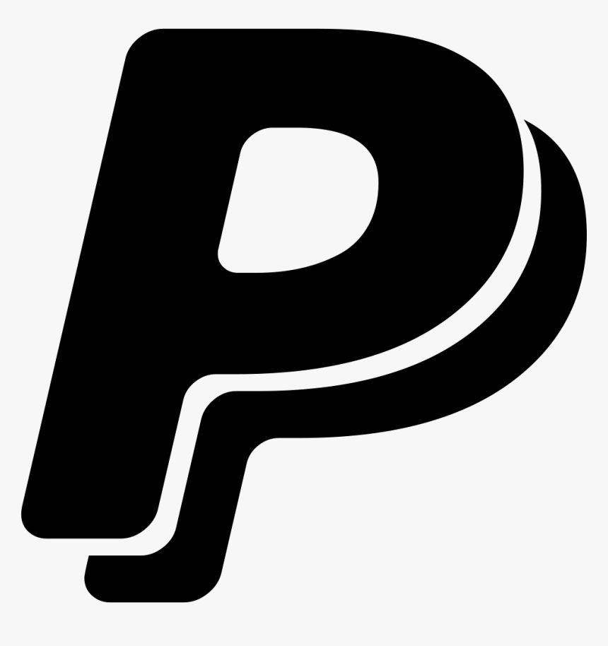 Paypal - Paypal Logo Png Negro, Transparent Png, Free Download