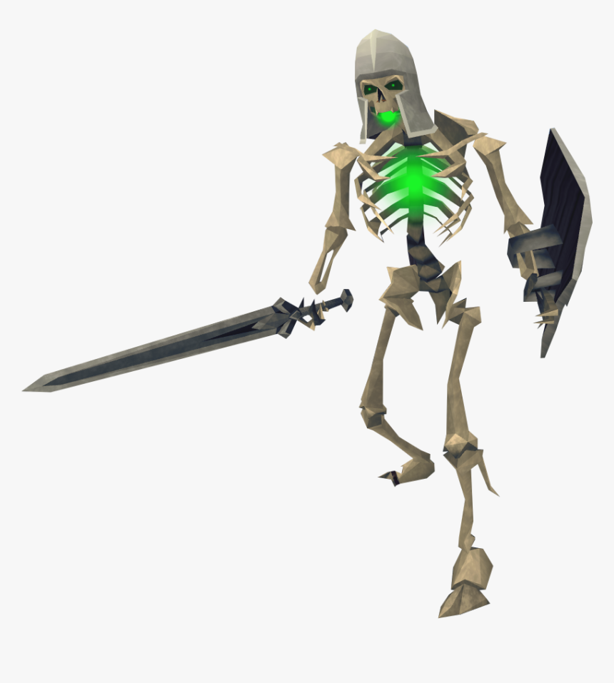 The Runescape Wiki - Runescape Lvl 100 Skeleton, HD Png Download, Free Download