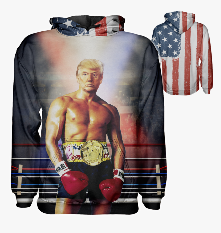 Rocky Trump Hoodie - Trump Rocky Shirt, HD Png Download, Free Download
