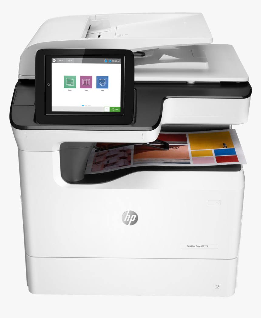 Hp Pagewide Color Mfp 779dn Printer Us/canada - Hp Pagewide Color Mfp 779dn, HD Png Download, Free Download