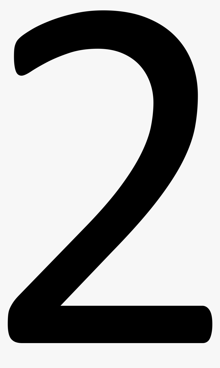 Number 2 No Background, HD Png Download, Free Download