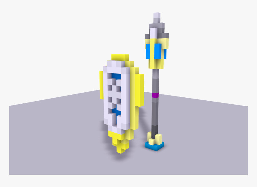 Http - //i62 - Tinypic - Com/s1op3m - Voxel Spear , - Weapon, HD Png Download, Free Download