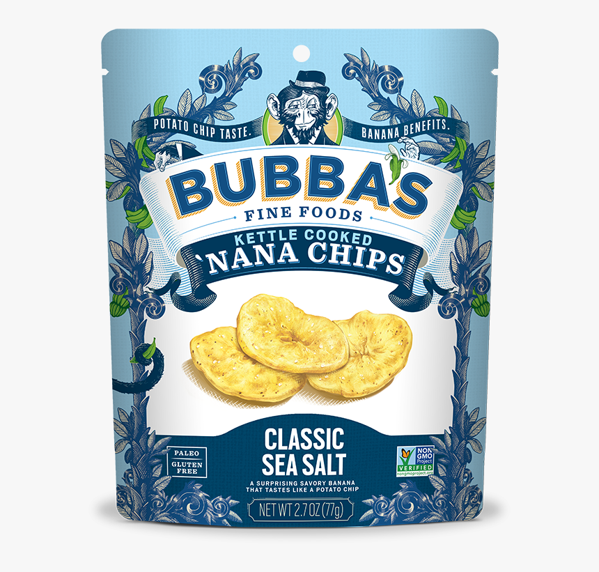 Bubbas Fine Foods Banana Chips, HD Png Download, Free Download