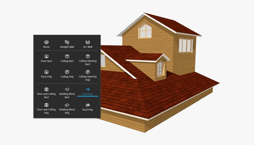 Custom Roofs In Live Home 3d Pro - House, HD Png Download, Free Download