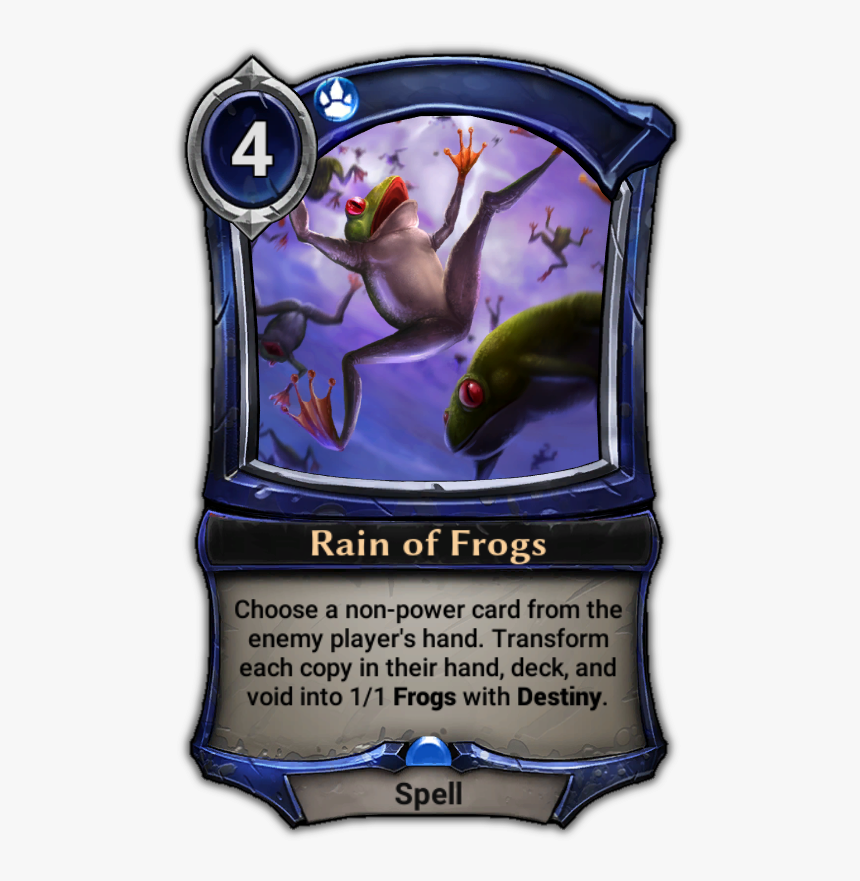 Eternal Card Game Wiki - Rain Of Frogs Eternal Card Game, HD Png Download, Free Download