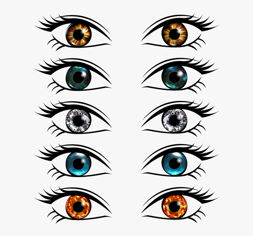 Color Eyes Clip Art, HD Png Download, Free Download