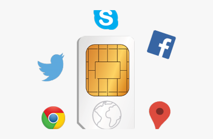 Sim Card Png Transparent Images - Zong Internet Sim Packages 2019, Png Download, Free Download