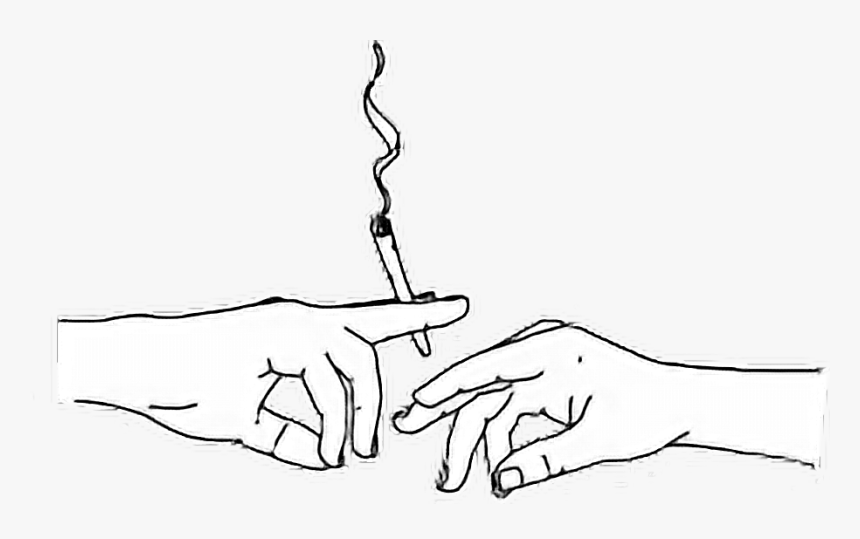 #anime #manga #kawaii #sketch #cigarette #smoking #smoker - Pass Joint Png, Transparent Png, Free Download