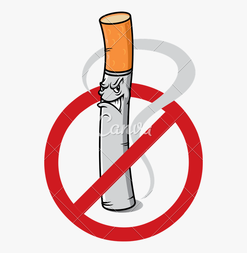 Clip Art Icon Icons By Canva - Skull With No Smoking Sign, HD Png Download, Free Download